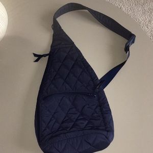 Vera Bradley Navy Quilted Backpack